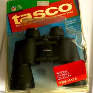 Tasco wide angle binoculars: 10x 50, model 2023BRZ